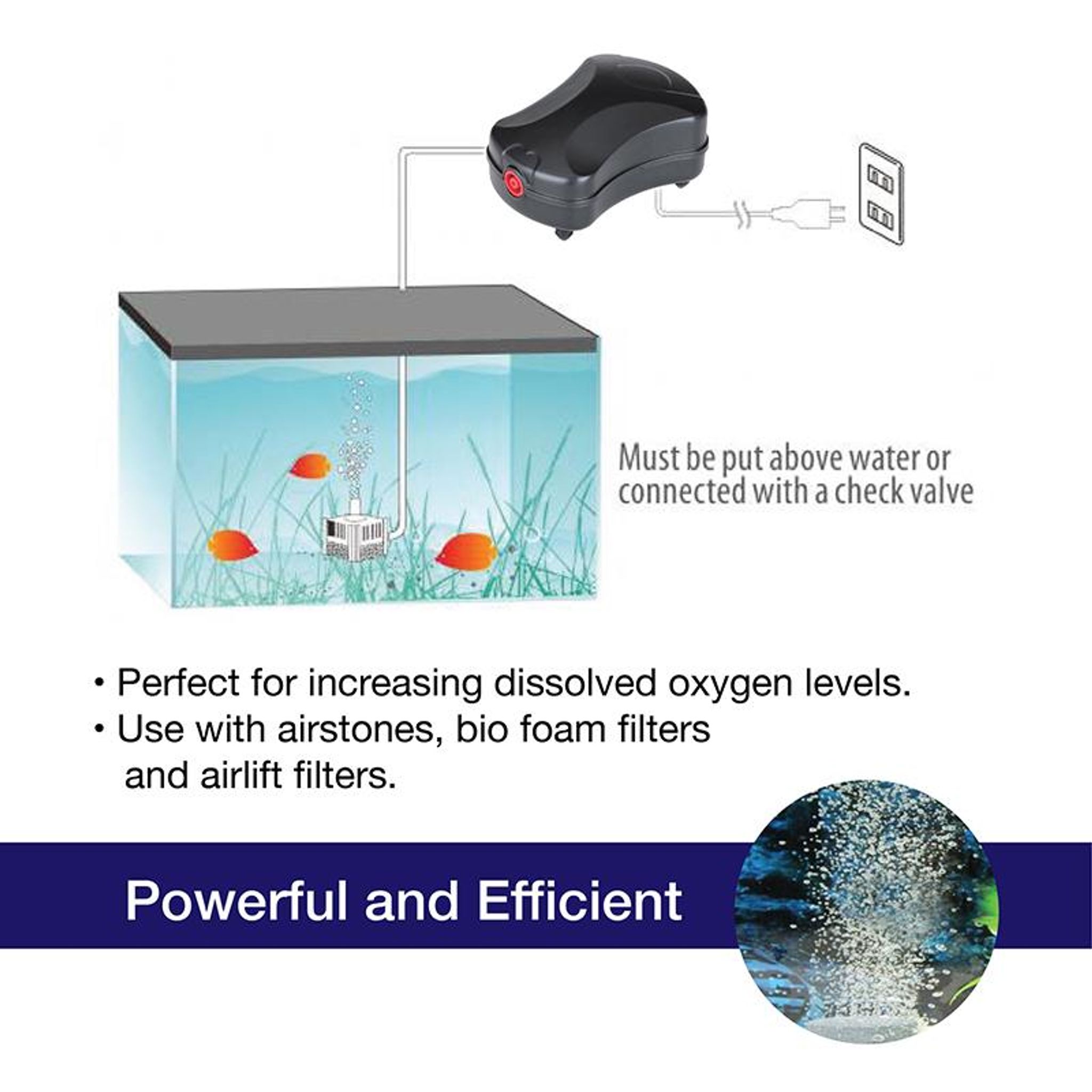 [Boyu] Silent Air Pump - Single Outlet