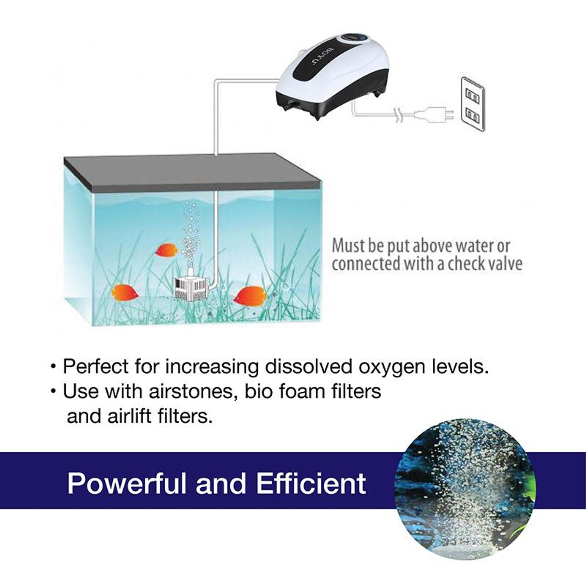 [Boyu] CJY Series Air Pump - Single Outlet with Airflow Control