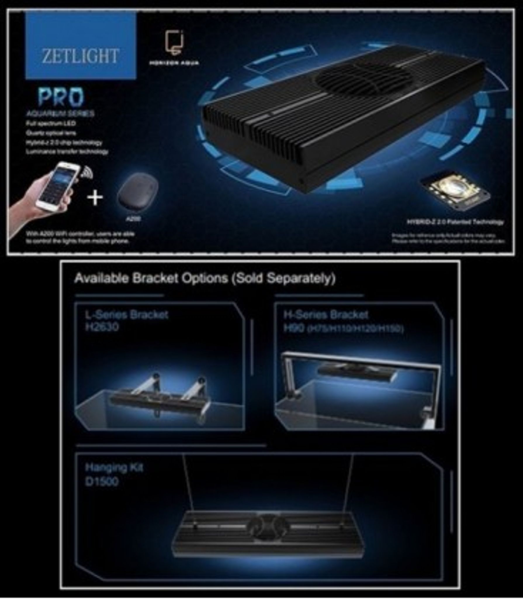 ZETLIGHT ZP3300 135W PRO REEF LED LIGHT