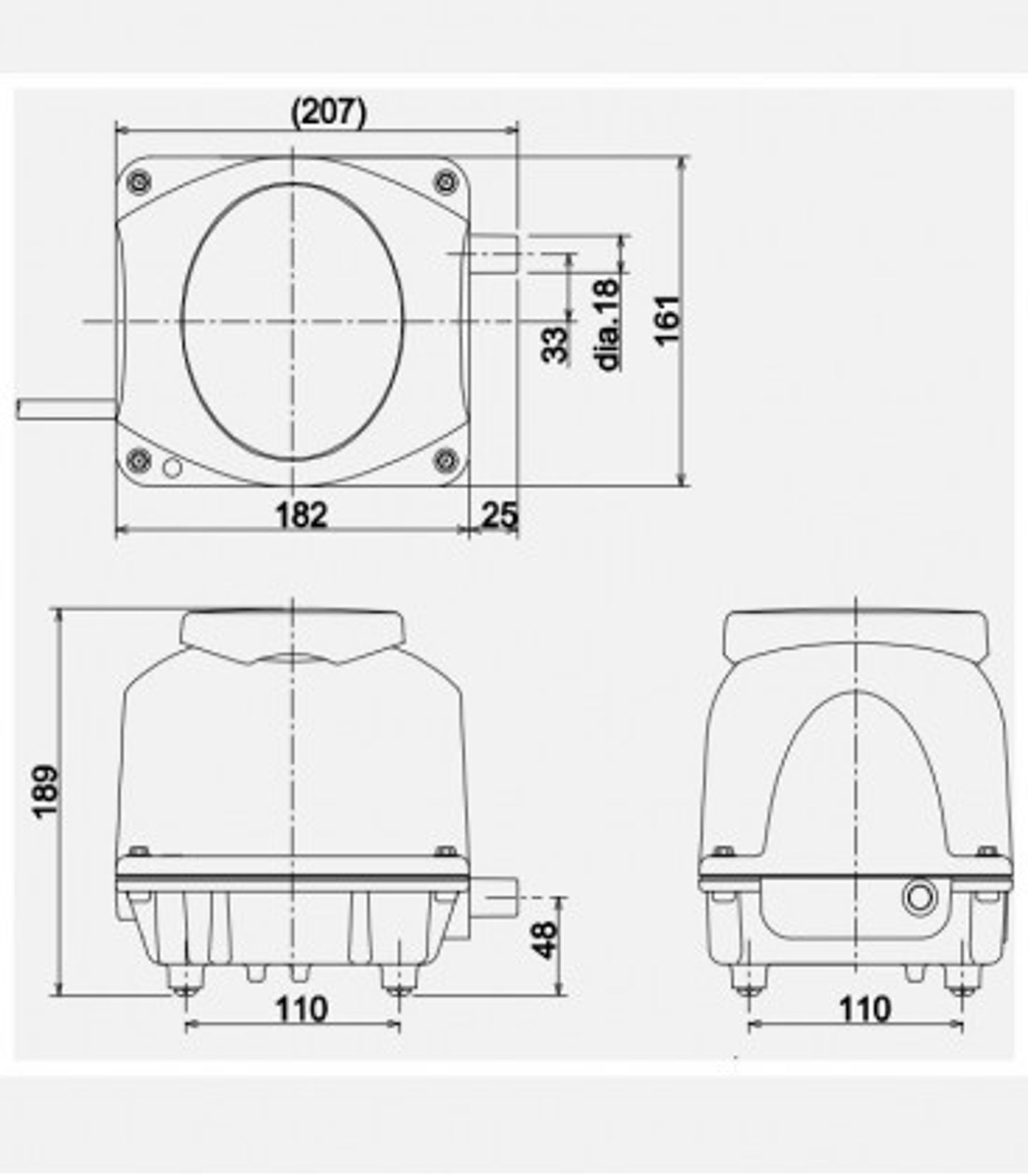 FUJIMAC AIR PUMP MAC40R II 40L