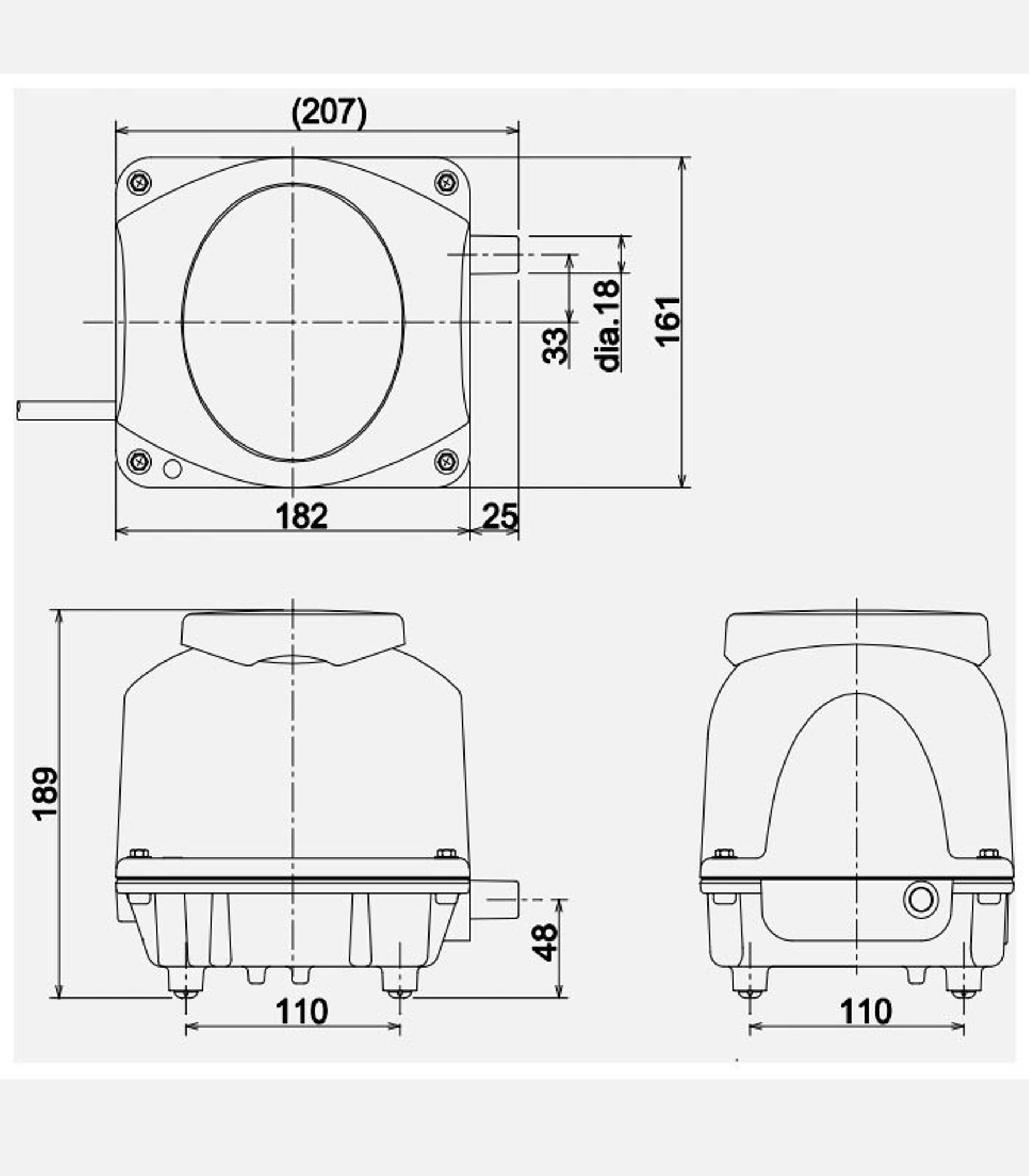 FUJIMAC AIR PUMP MAC60R II 60L