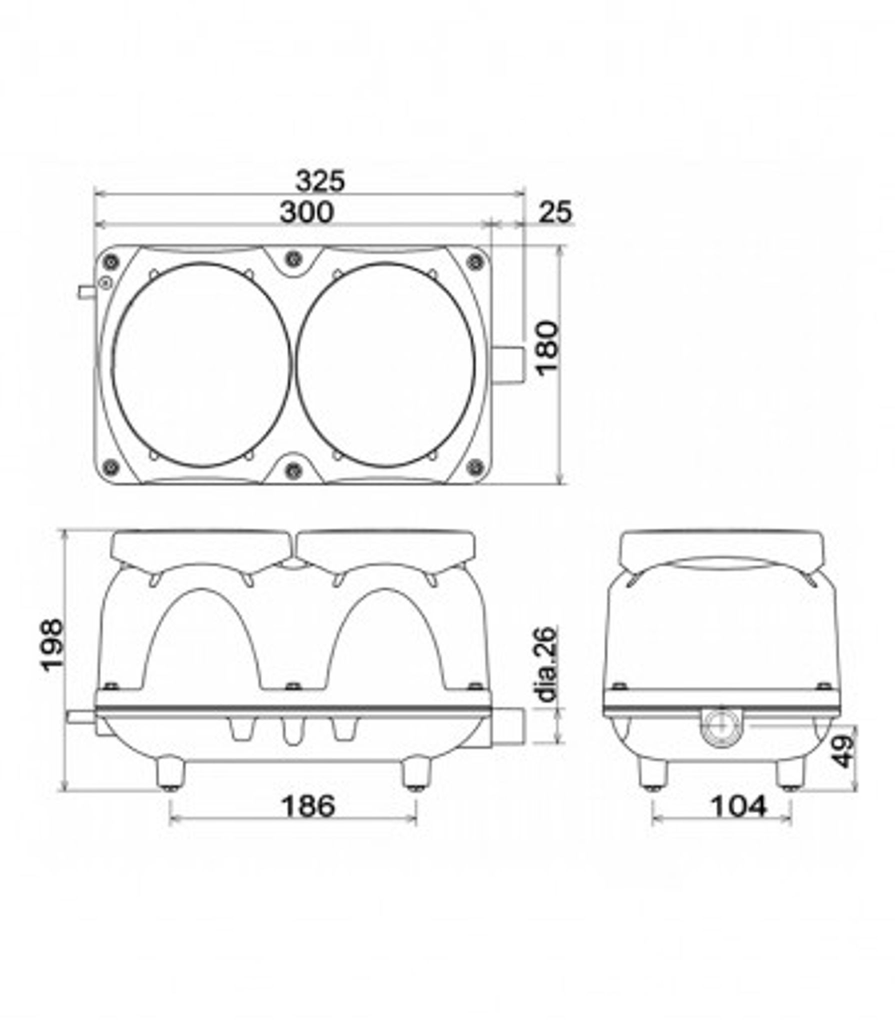 FUJIMAC AIR PUMP MAC200R II 200L