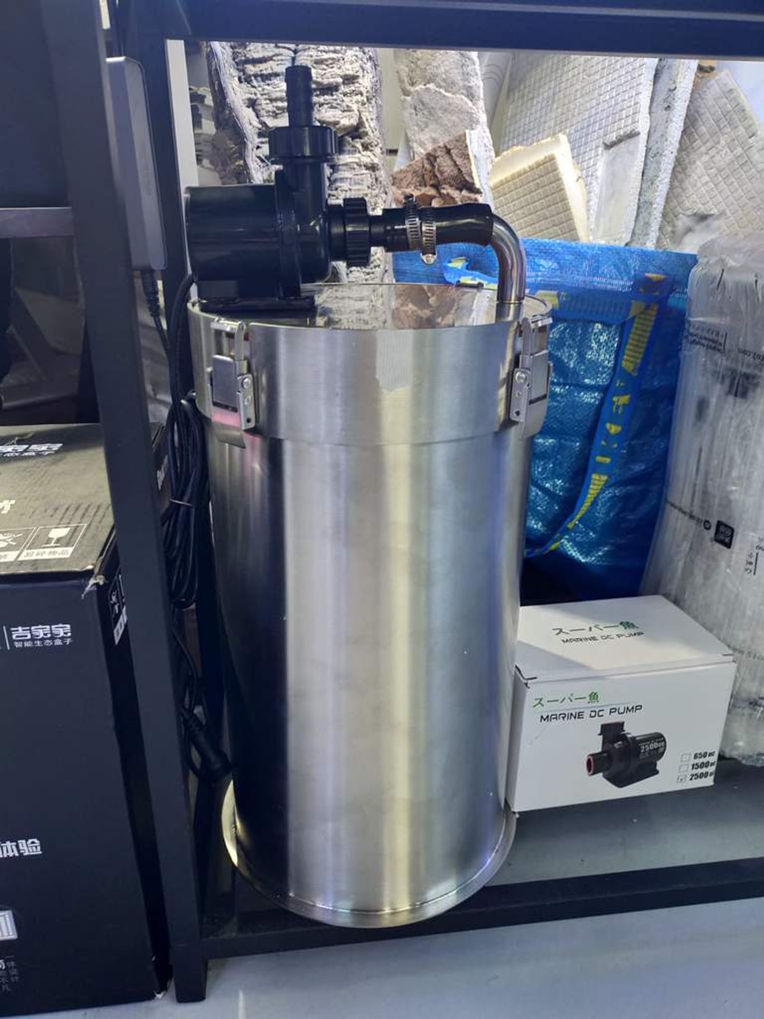 WM STAINLESS STEEL CANISTER FILTER 10 LITRES