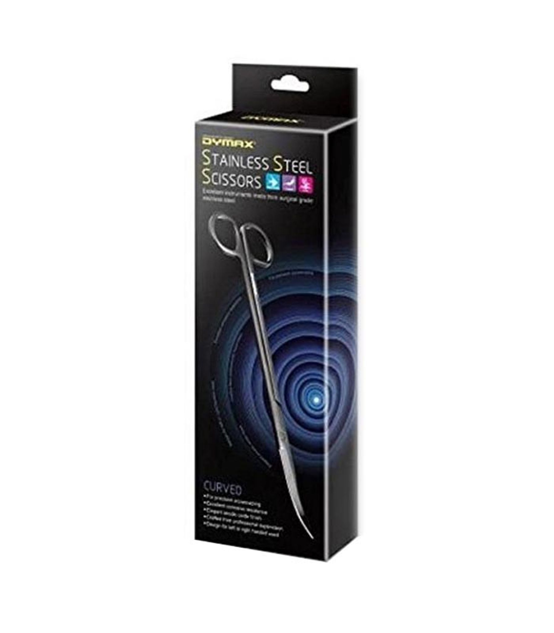 DYMAX STAINLESS STEEL SCISSOR (CURVED) - DM603