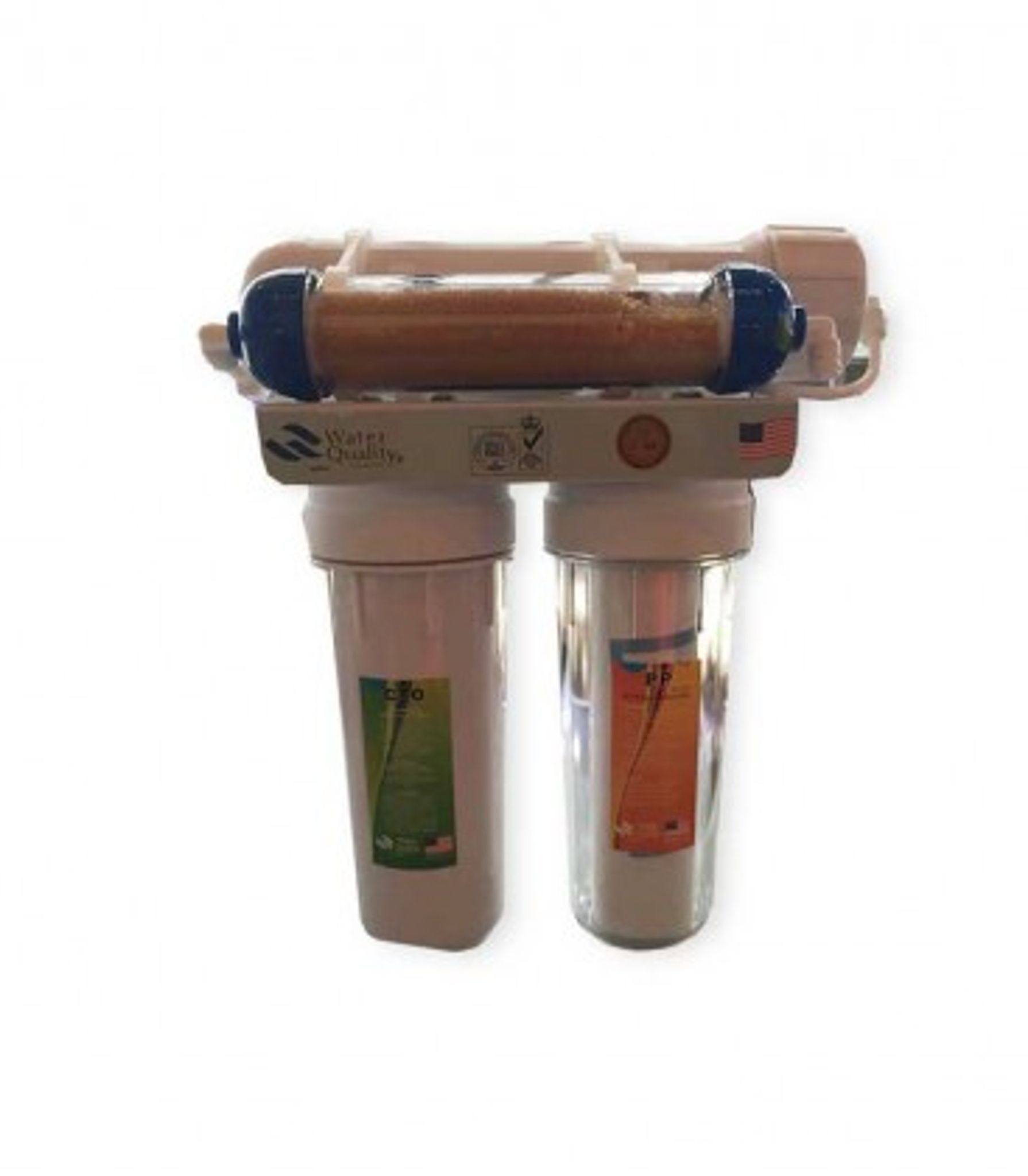 4-STAGE REVERSE OSMOSIS RO/DI WATER FILTER DEIONIZER (100 GPD)