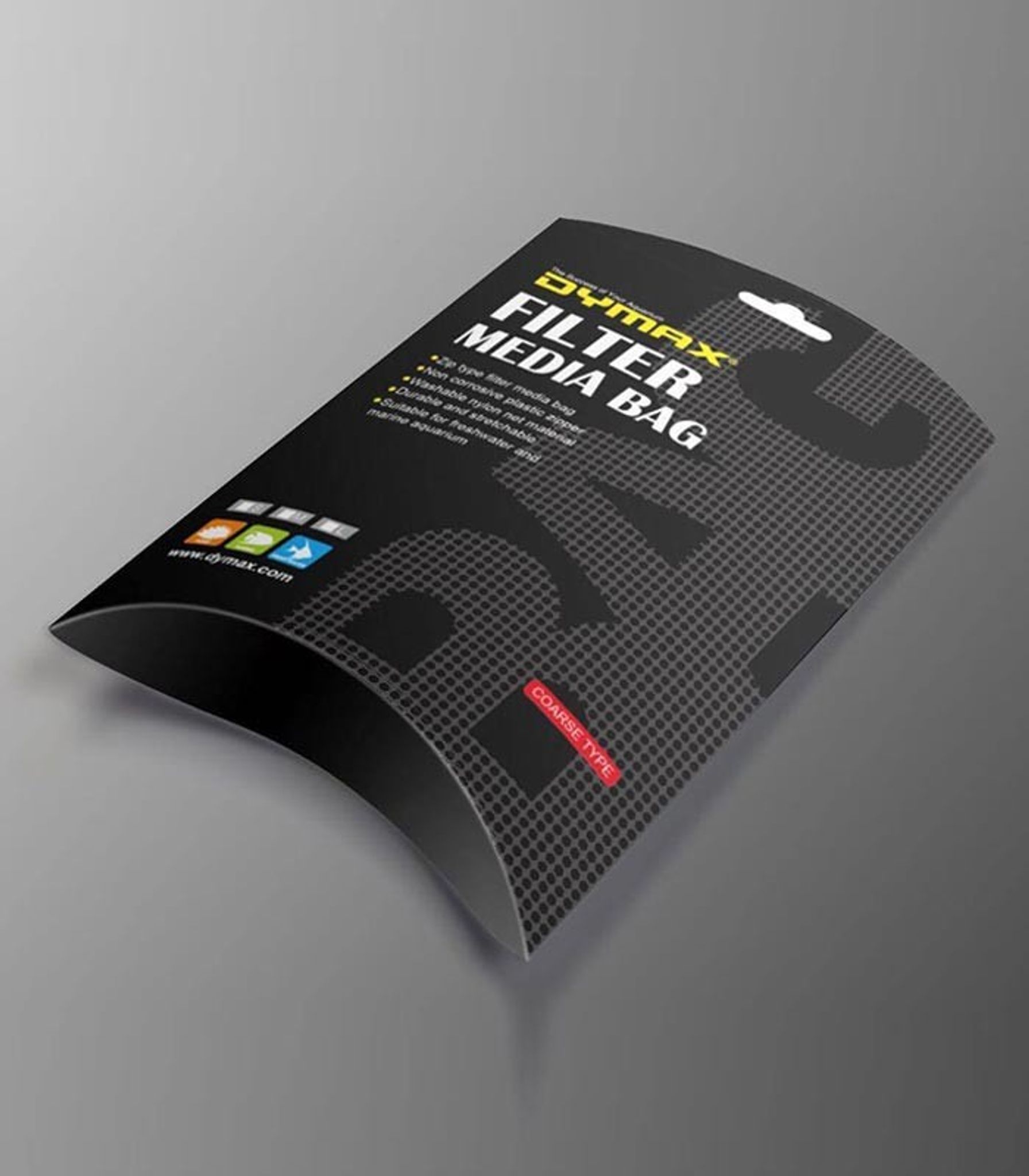 DYMAX FILTER MEDIA ZIP BAG - COARSE (30X40CM) LARGE