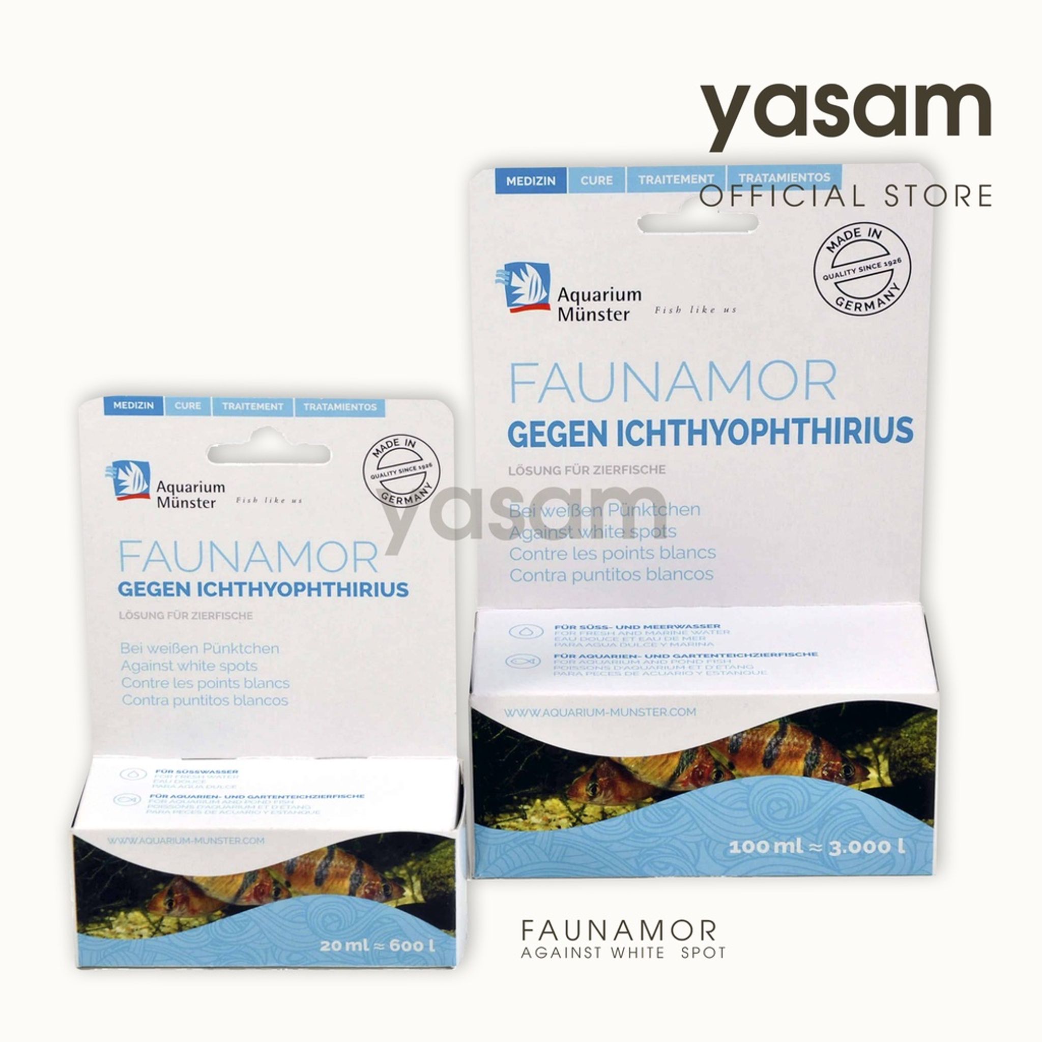 FAUNAMOR Aquarium Munster 20mL (treatment white spot)