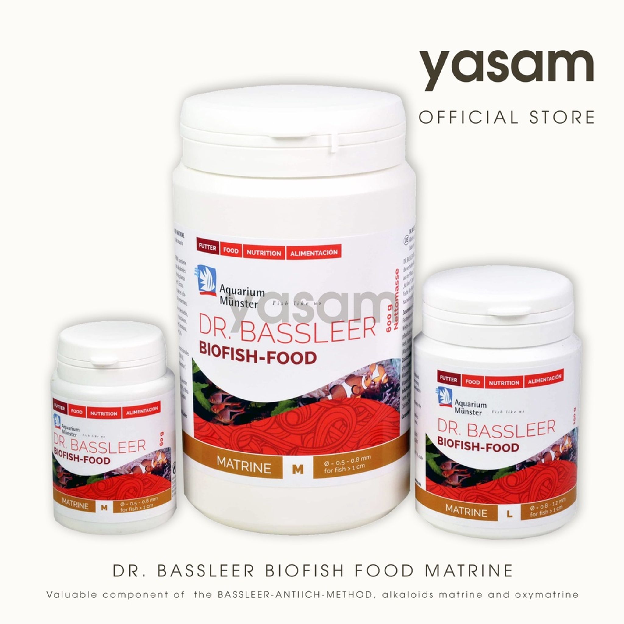 Aquarium Münster Dr. Bassleer - MATRINE (Pellet Size M)