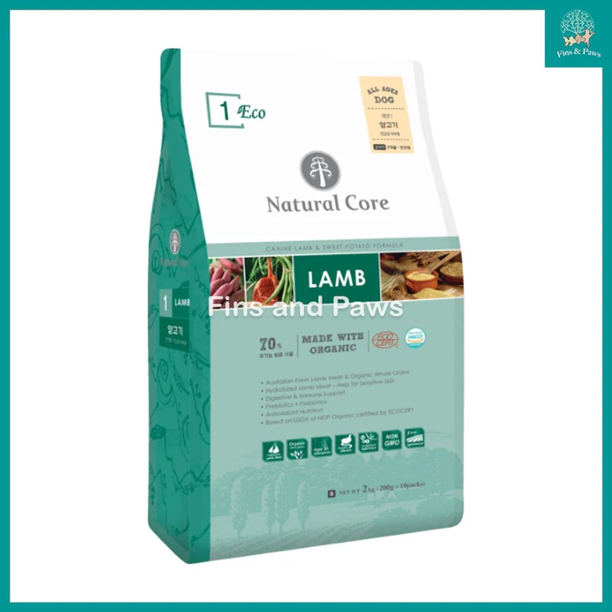 [Natural Core] ECO Organic Formula Dry Dog Food 1kg / 2kg