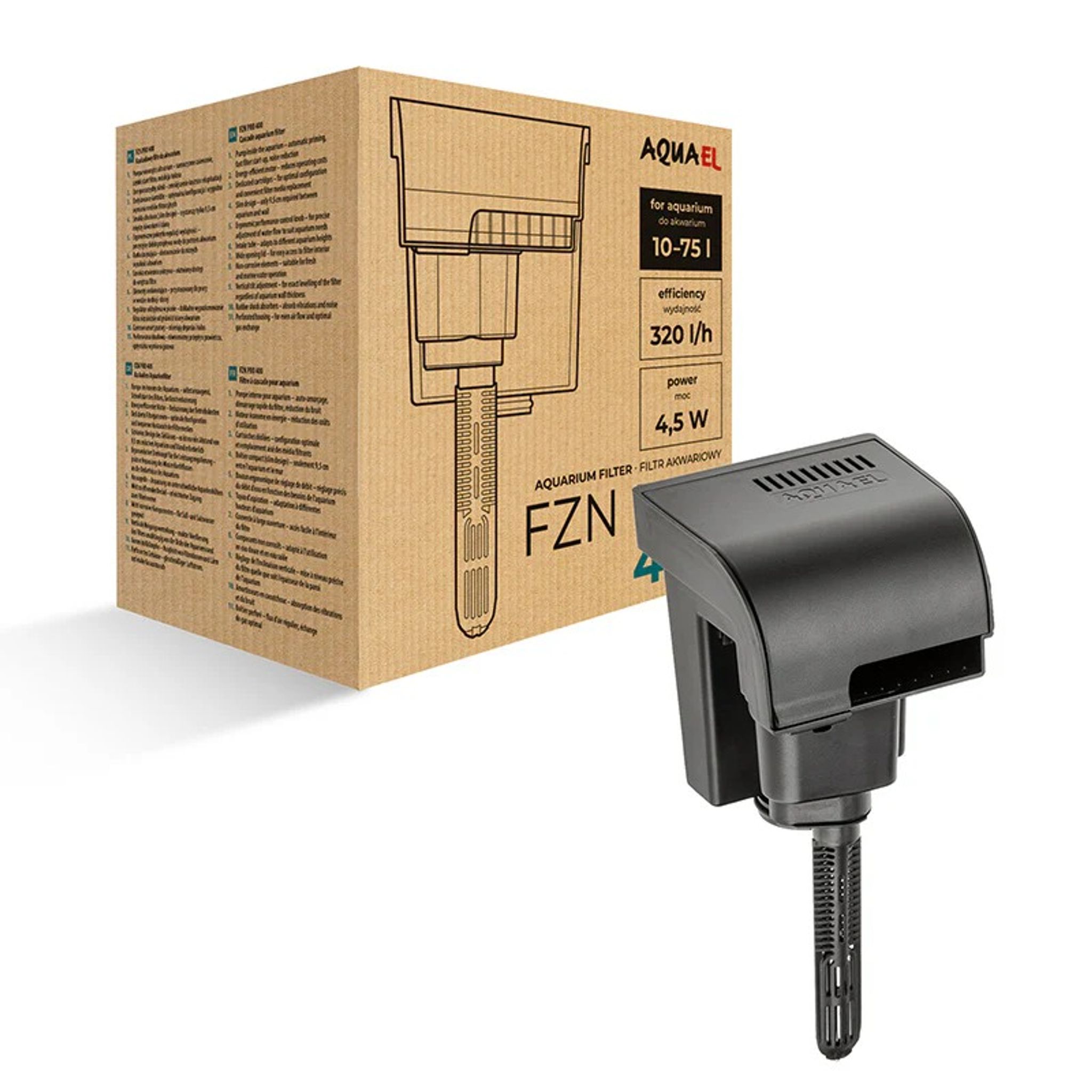 [Aquael] FZN PRO Aquarium External Hang-on Back Filter (400 / 700 / 1000 / 1500)