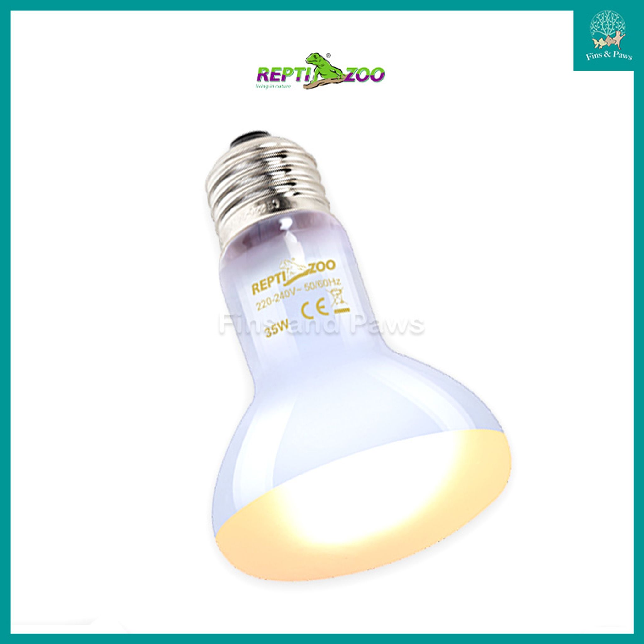 [ReptiZoo] Daylight Basking Spot UVA Bulb 35W / 50W / 75W (Reptiles, Amphibians, and Terrariums)