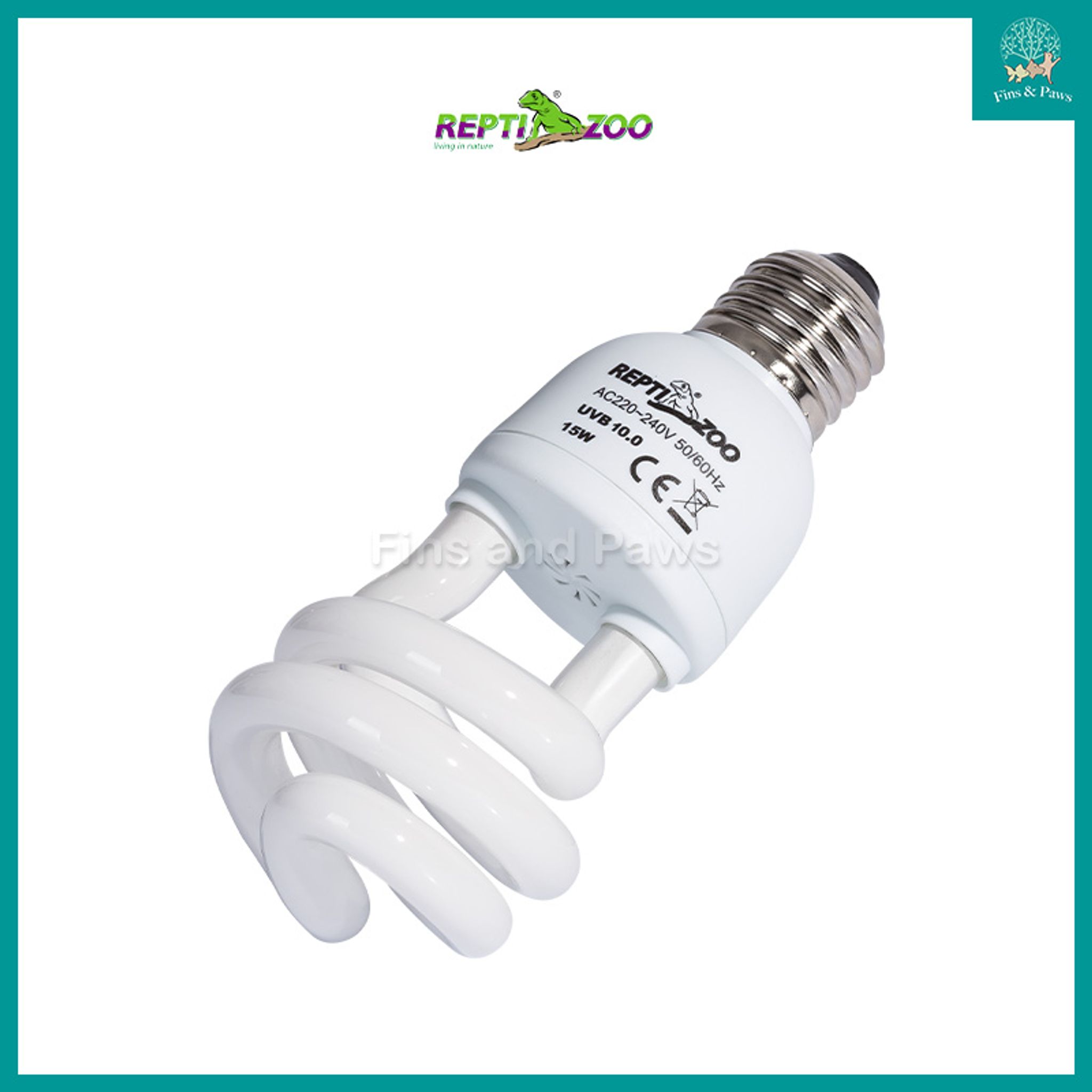 [ReptiZoo] Desert Fluorescent Reptile Lamp UVB 10.0 15w / 26w (CT1015 / CT1026)