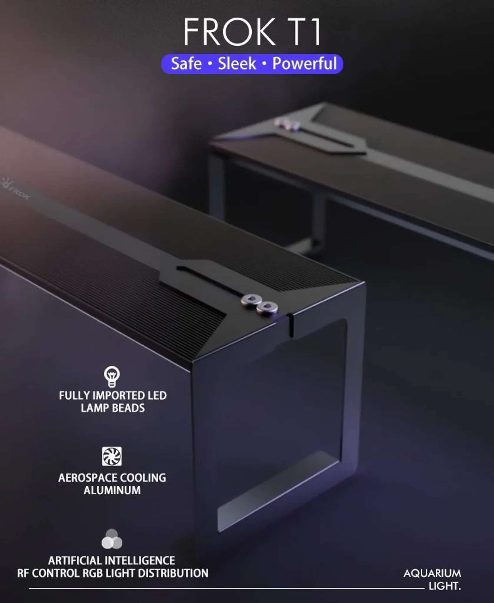 Frok T1 LED RGB Light (Controllable With Remote Control)