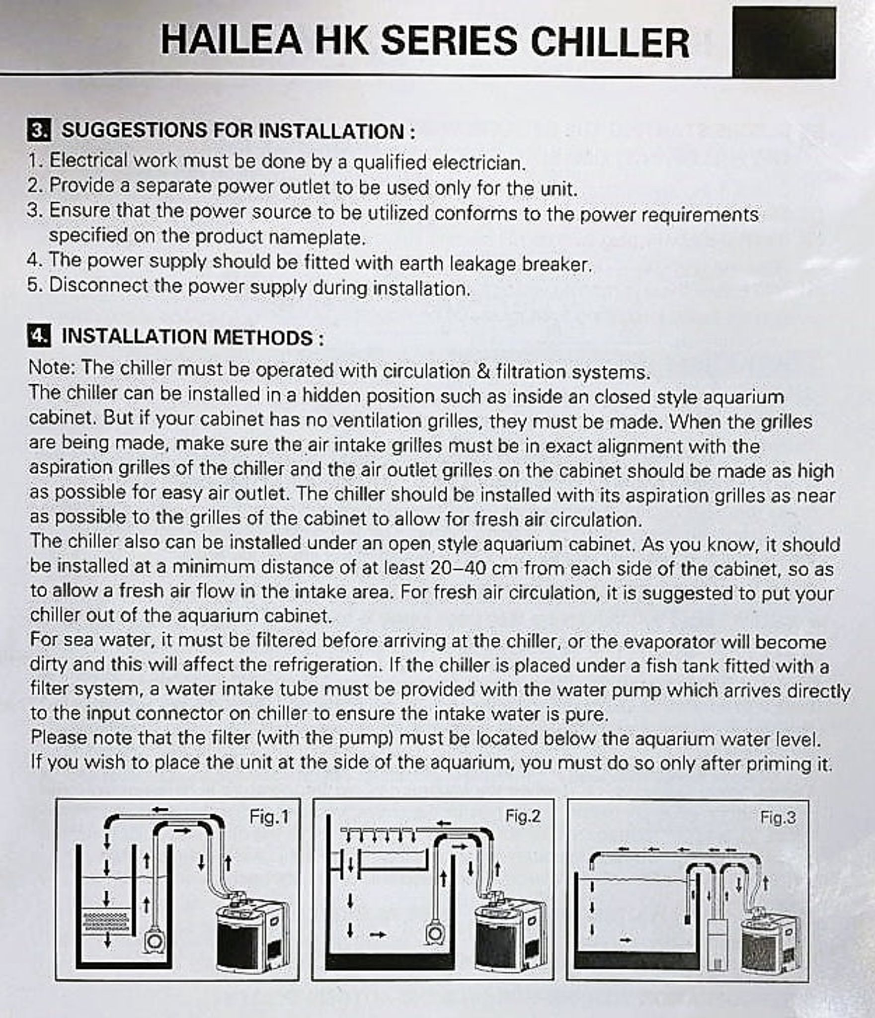 HAILEA Chiller - HK Series (150-1000L) - UK 3-Pin Plug Edition