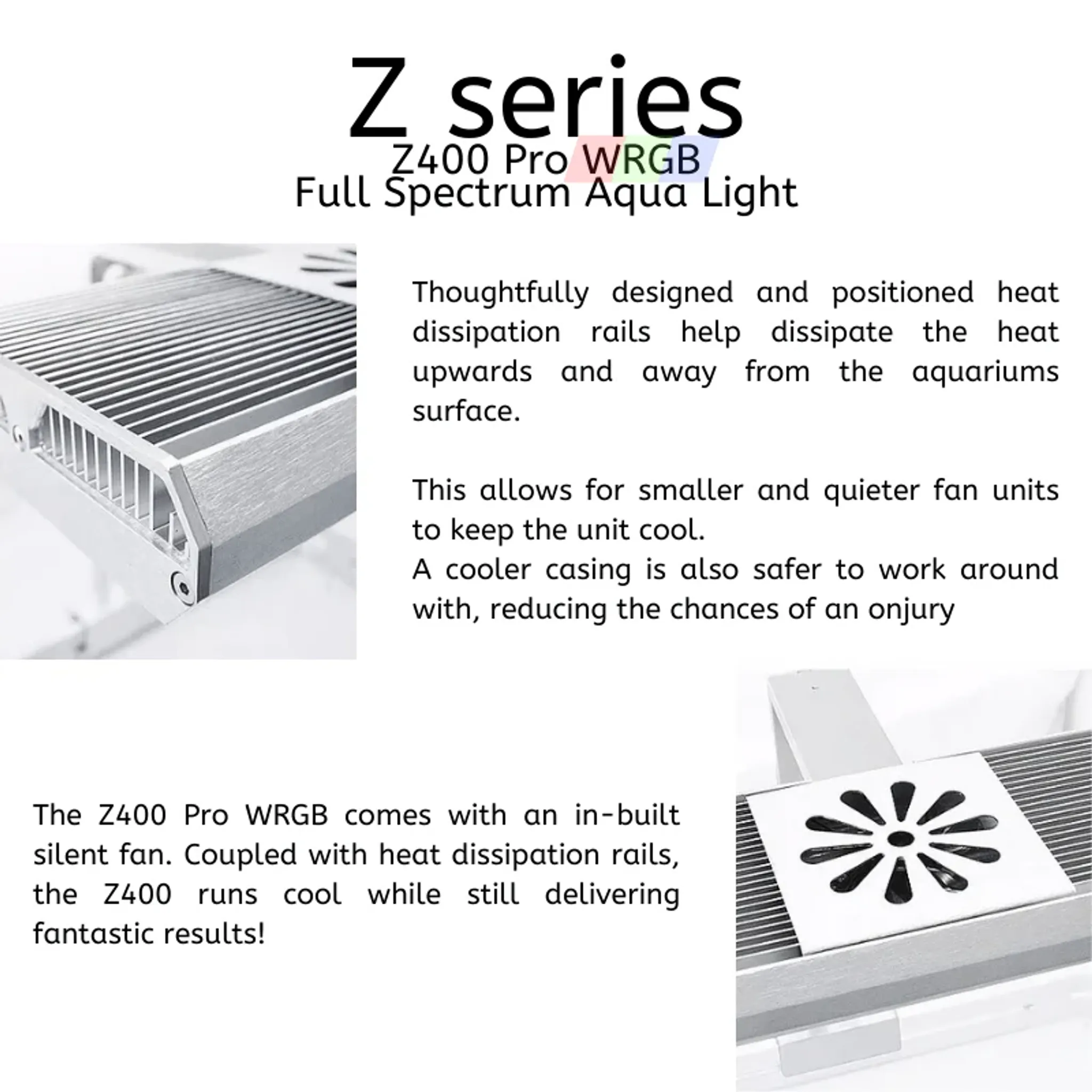 Week Aqua Z400D WRGB led Light